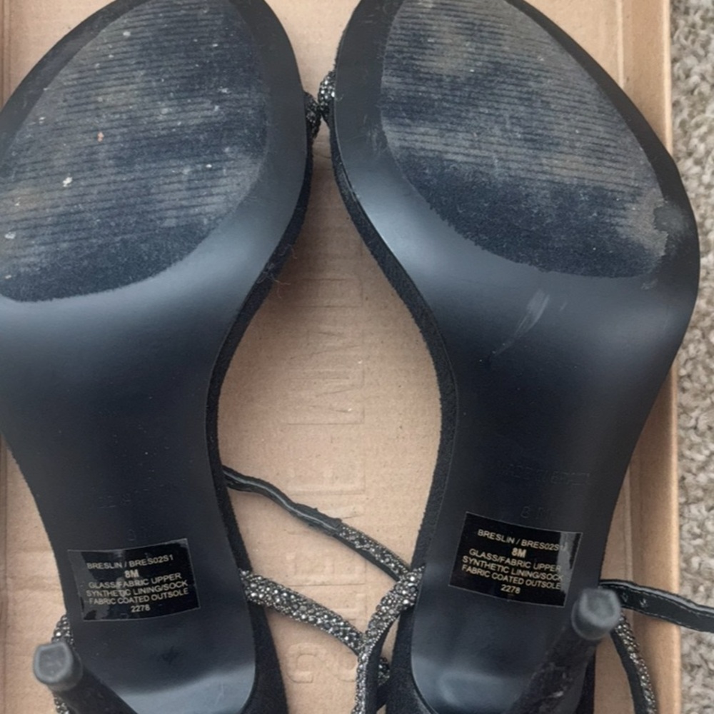 Steve Madden Black Breslin Heels - Picture 4 of 6